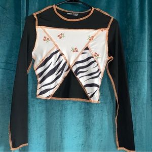 Color block Patterned Long-Sleeve 💿💿💿